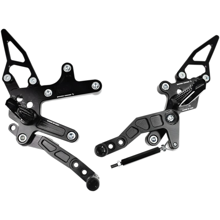 DRIVEN RACING TT Rearset -  '18-'19 Ninja 400