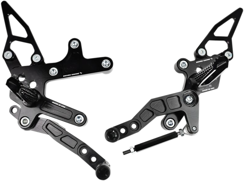 DRIVEN RACING TT Rearset -  '18-'19 Ninja 400