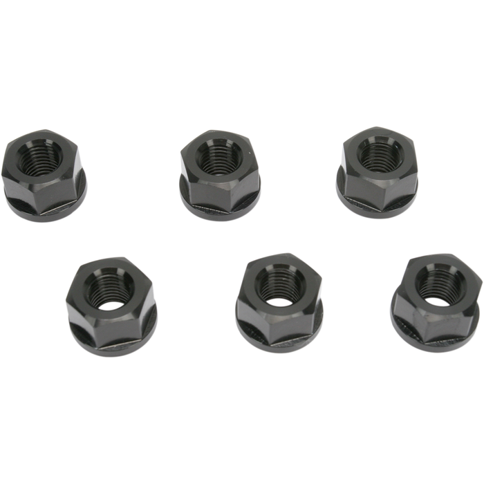 Tuercas de piñón de aluminio DRIVEN RACING - Negras - M10 x 1,25 DSNBK