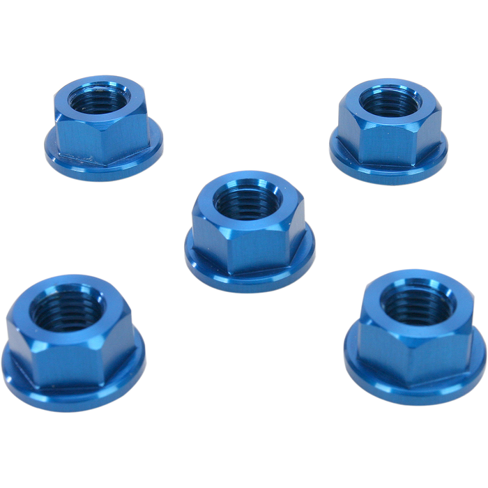 Tuercas de piñón de aluminio DRIVEN RACING - Azul - M10 x 1,25 DSN5BL