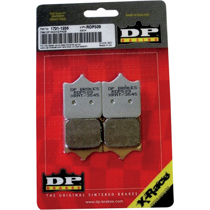 DP BRAKES RDP Racing Brake Pads - '19-'22 TRIUMPH Street Scrambler 900 & Street Twin 900/'10-'18 BMW S1000RR (SEE FITMENT BELOW)