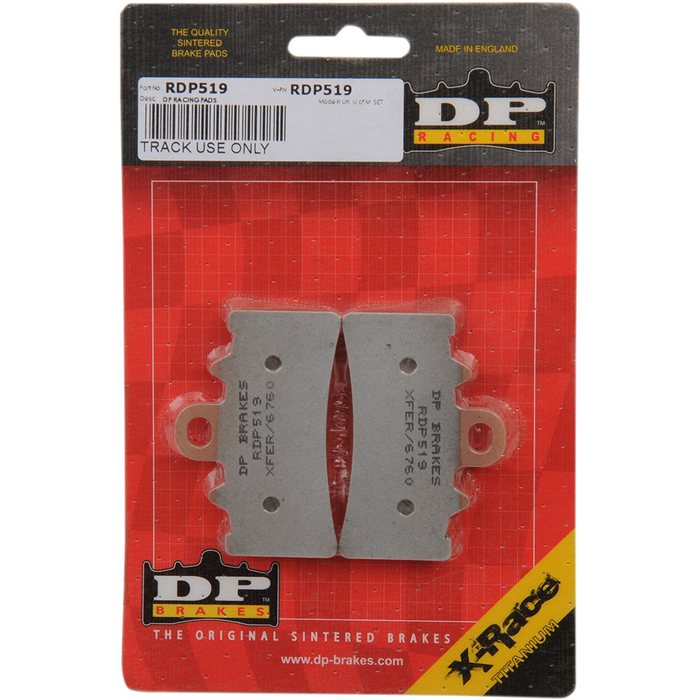 DP BRAKES RDP Racing Brake Pads - '18-'20 Husqvarna Svartpilen/Vitpilen (SEE FITMENT BELOW)