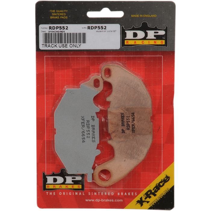 DP BRAKES RDP Racing Brake Pads - '15-'23 YZF-R3 (SEE FITMENT BELOW)