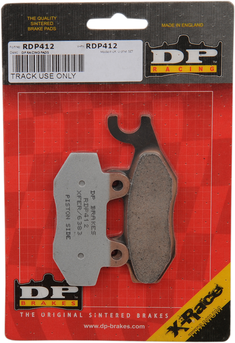 DP BRAKES RDP Racing Brake Pads -'07-'23 KAWASAKI/SUZUKI - Z400/Z125/Ninja400/AN400  (SEE FITMENT BELOW)