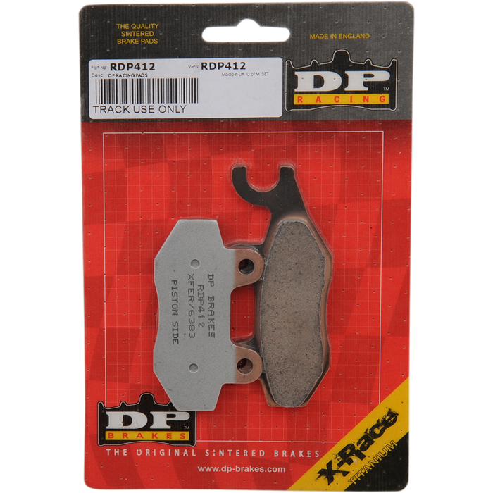 DP BRAKES RDP Racing Brake Pads -'07-'23 KAWASAKI/SUZUKI - Z400/Z125/Ninja400/AN400  (SEE FITMENT BELOW)