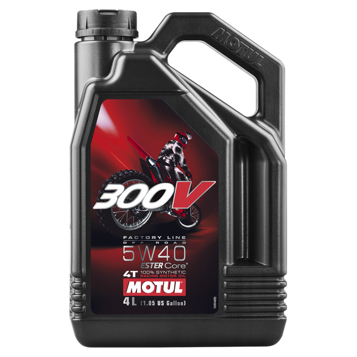 Motul 300v Offroad 4t Competition Synthetic Oil 5w40 4 Liter