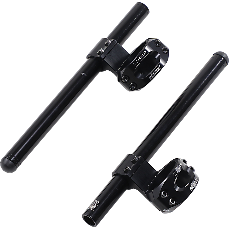 DRIVEN RACING Handlebar - Clip-On - Halo - Riser - 47 mm - Black DHCLOR-47BK