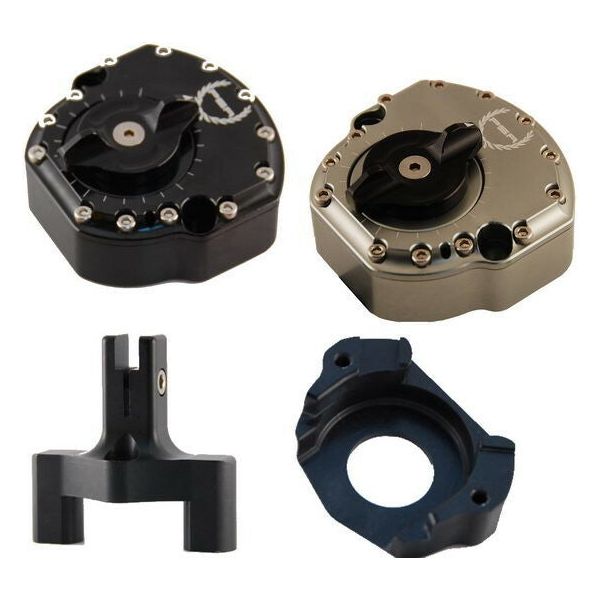 Steering Damper Kit Black Bmw