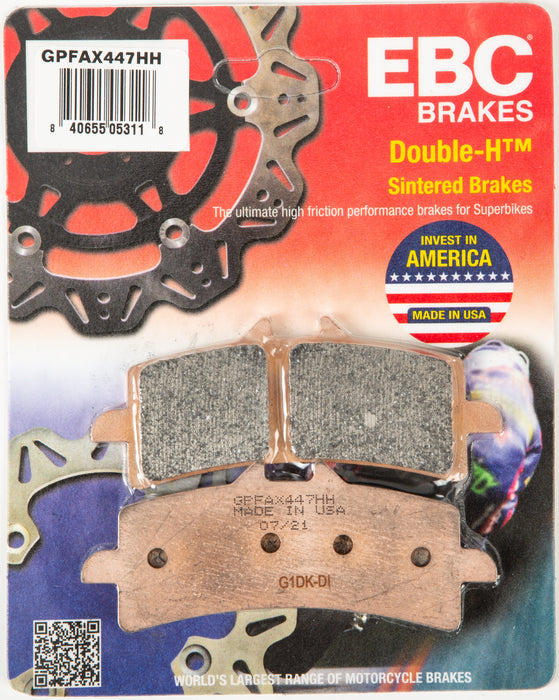 EBC GPFAX Brake Pads Race Only SUZUKI/TRIUMPH/KTM/DUCATI/KAWASAKI (447HH) (SEE FITMENT BELOW)