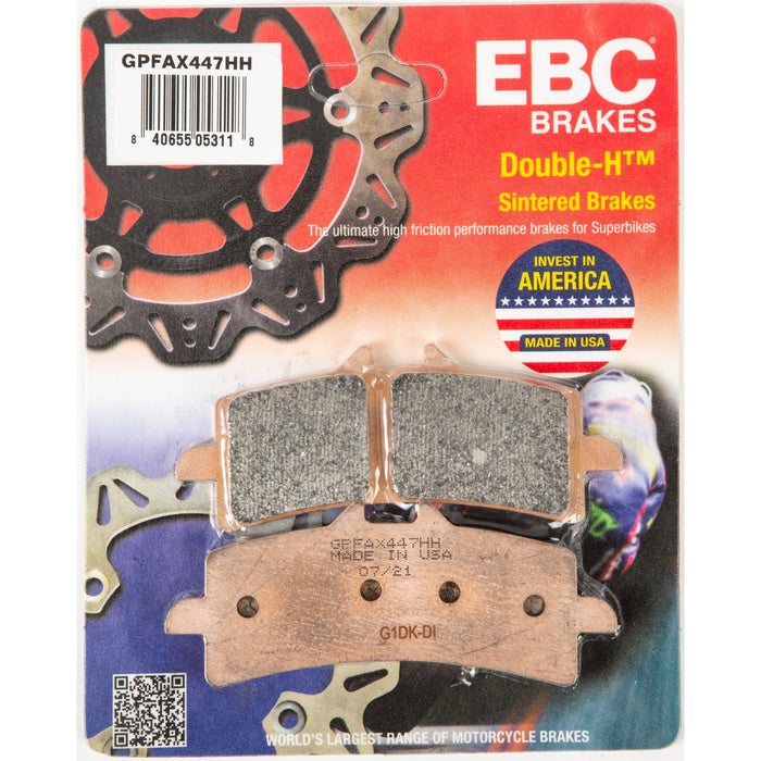 EBC GPFAX Brake Pads Race Only (447HH)  SUZUKI/TRIUMPH/KTM/DUCATI/KAWASAKI (SEE FITMENT BELOW)